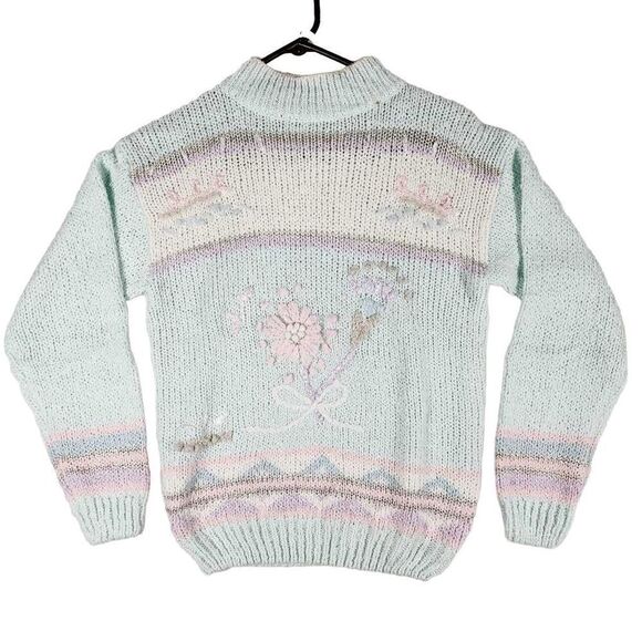 Vintage 80’s Grandmacore Sweater Small - Picture 1 of 6